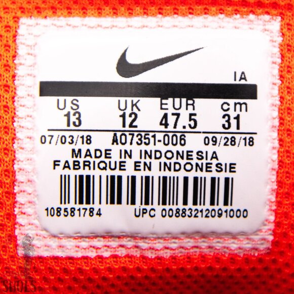 Nike Air Max Wildcard HC 'Black Bright Crimson' Men's Size 13 - Picture 10 of 16